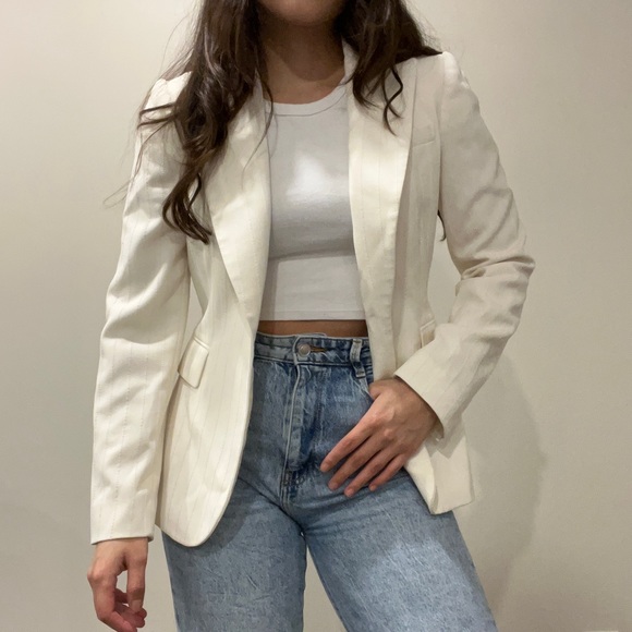 VINTAGE WHITE BLAZER - Picture 2 of 7